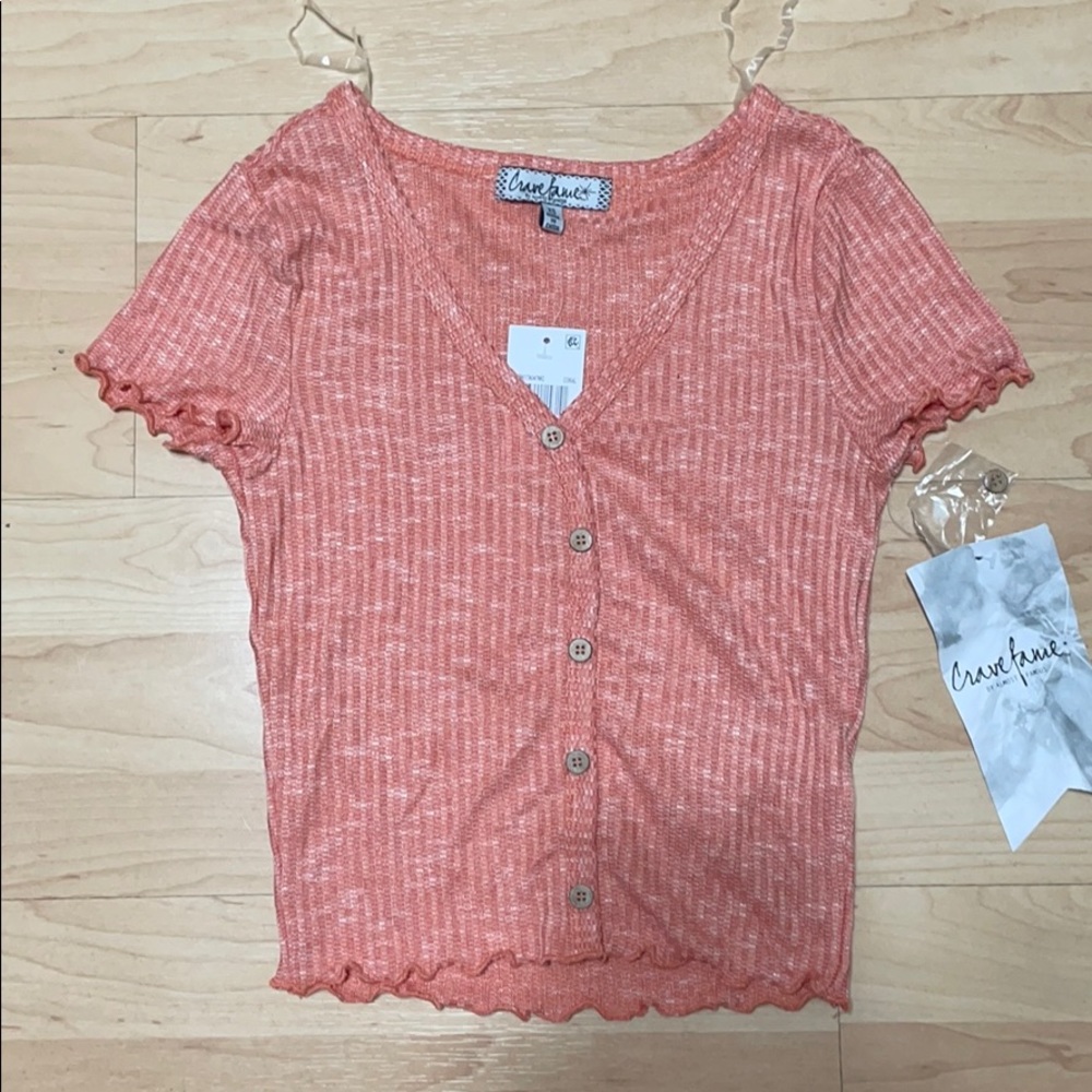 CORAL BLOUSE